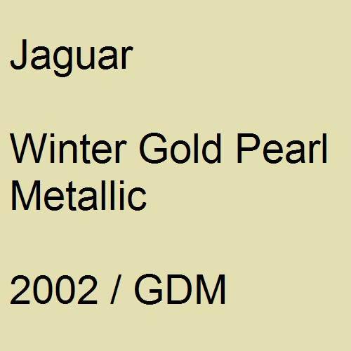 Jaguar, Winter Gold Pearl Metallic, 2002 / GDM.